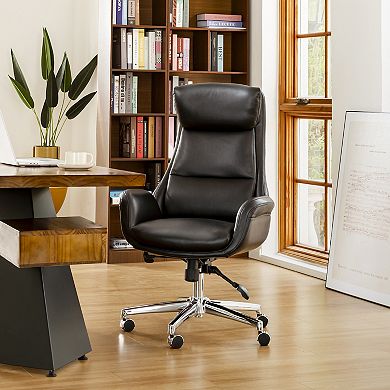 Glitzhome Modern Executive Home High-back Office Chair