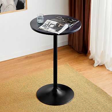 Glitzhome Modern Round Pub Table
