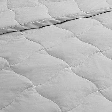 Unikome Lightweight Down Blanket, Cozy Breathable Blankets With Satin Trim