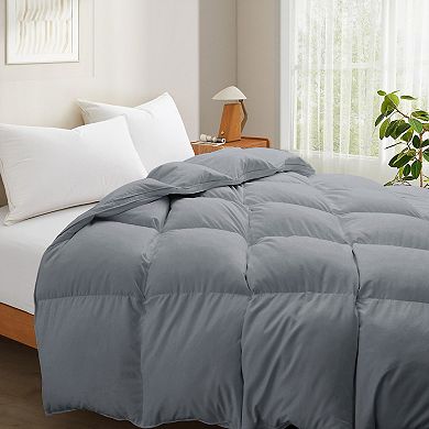 Unikome Natural Goose Down Comforter - Heavy Weight Winter Comforter