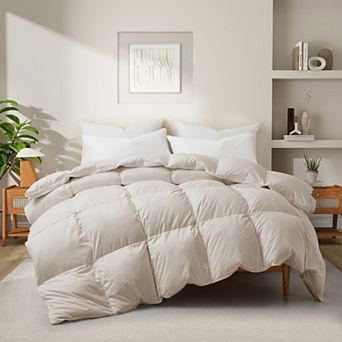 Unikome Natural Goose Down Comforter - Heavy Weight Winter Comforter