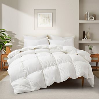 Unikome Natural Goose Down Comforter - Heavy Weight Winter Comforter