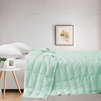 Unikome Cool To The Touch Tencel™ Lyocell Silk Blanket - Oversize 75% Down Blanket For Hot Sleepers