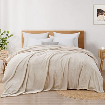 Luxurious Plush Flannel Blanket Ultra-soft & Cozy Oversize Throw Blanket For All-season Comfort