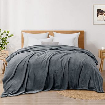 Luxurious Plush Flannel Blanket Ultra-soft & Cozy Oversize Throw Blanket For All-season Comfort