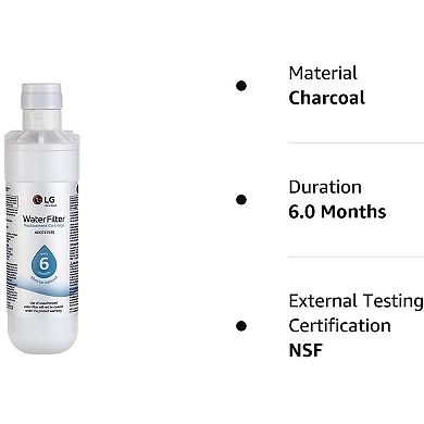 3 Pack LT1000P ADQ747935 Replacement LG Refrigerator Water Filter