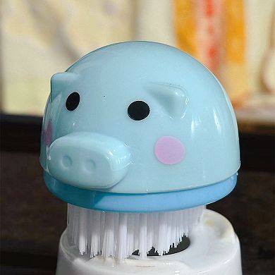 Children Cute Animals Dish Scrub Brush set of 3