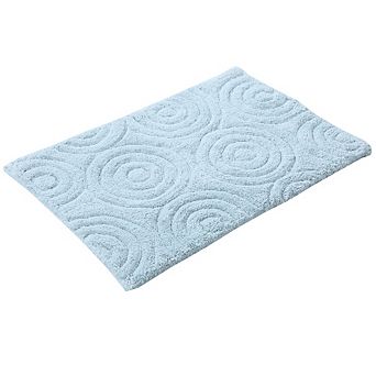 Beautiful Circle Design High Quality Year Round Cotton With Non-Skid Back Bath Rug
