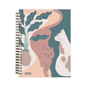Rileys 2025 Annual Weekly Planner - Cat Weekly & Monthly Agenda Planner, Flexible Cover, Notes Pages