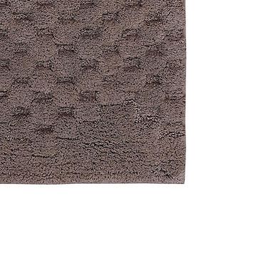 Luxurious Block Pattern High Quality Year Round Cotton With Non-Skid Back Bath Rug.