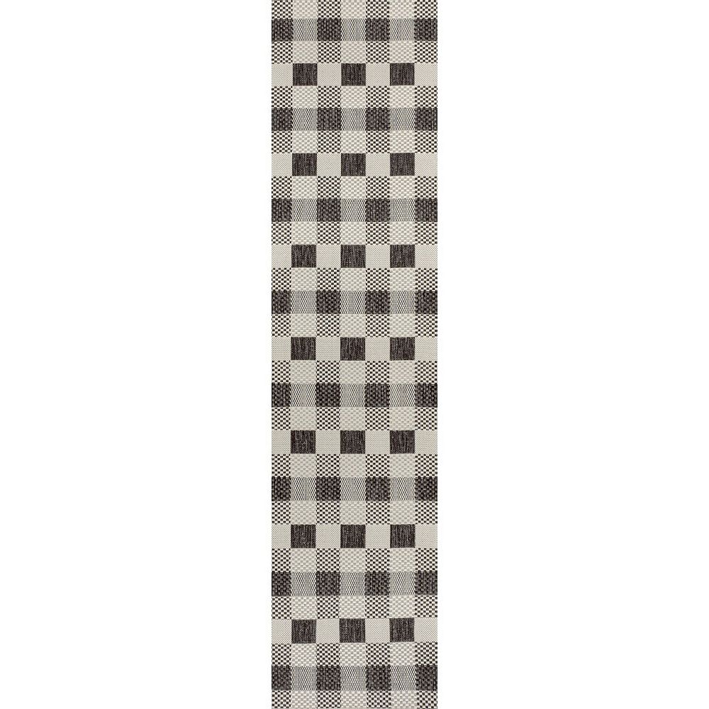 Cyrus Modern Geometric Tile Pattern Indoor/outdoor Runner Rug