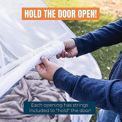 Mekkapro Mosquito Net For Bed, Portable Pop Up Mosquito Net, 80" X 71" X 63"