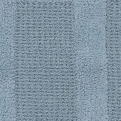 Luxurious Soft Plush Cotton Bath Rug Features Fashionable Racetrack Design