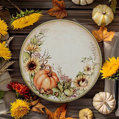 Certified International Autumn Breeze 4 pc Dinner Plate Set