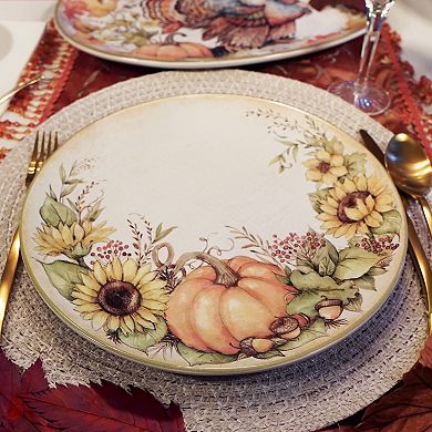 Certified International Autumn Breeze 4 pc Dinner Plate Set