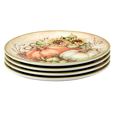 Certified International Autumn Breeze 4 pc. Salad Plate Set