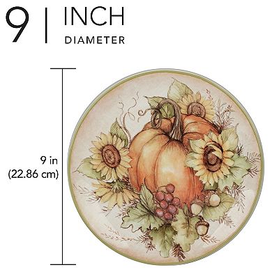 Certified International Autumn Breeze 4 pc. Salad Plate Set