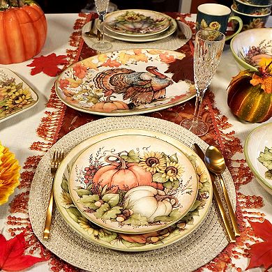 Certified International Autumn Breeze 4 pc. Salad Plate Set