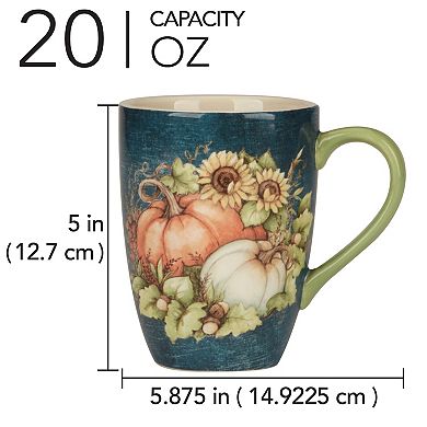 Certified International Autumn Breeze 4 pc Mug Set