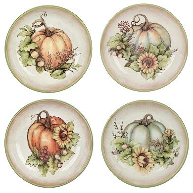Certified International Autumn Breeze 4 pc Soup Bowl Set