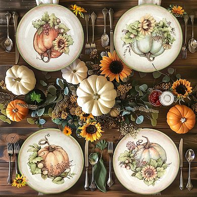 Certified International Autumn Breeze 4 pc Soup Bowl Set