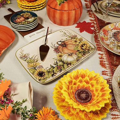 Certified International Autumn Breeze Rectangular Platter