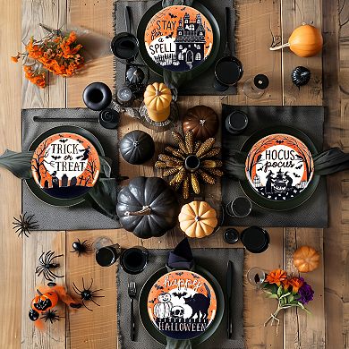 Certified International Hocus Pocus 4 pc Salad Plate Set