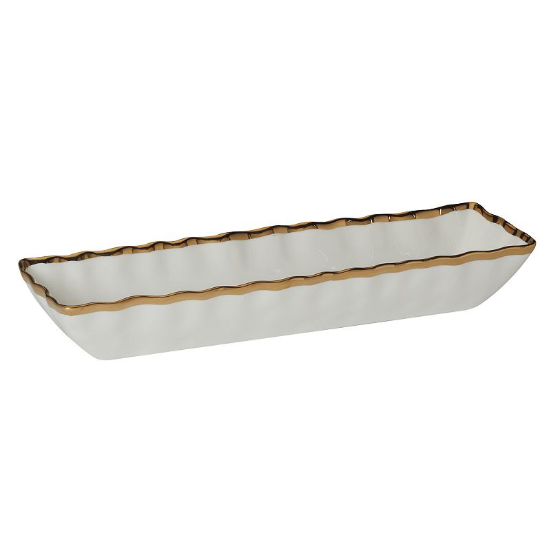 UPC 730384204946 product image for Certified International Regency Gold Serving Tray, Multi | upcitemdb.com