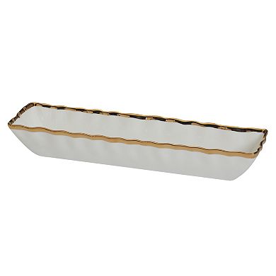 Certified International Regency Gold Serving Tray