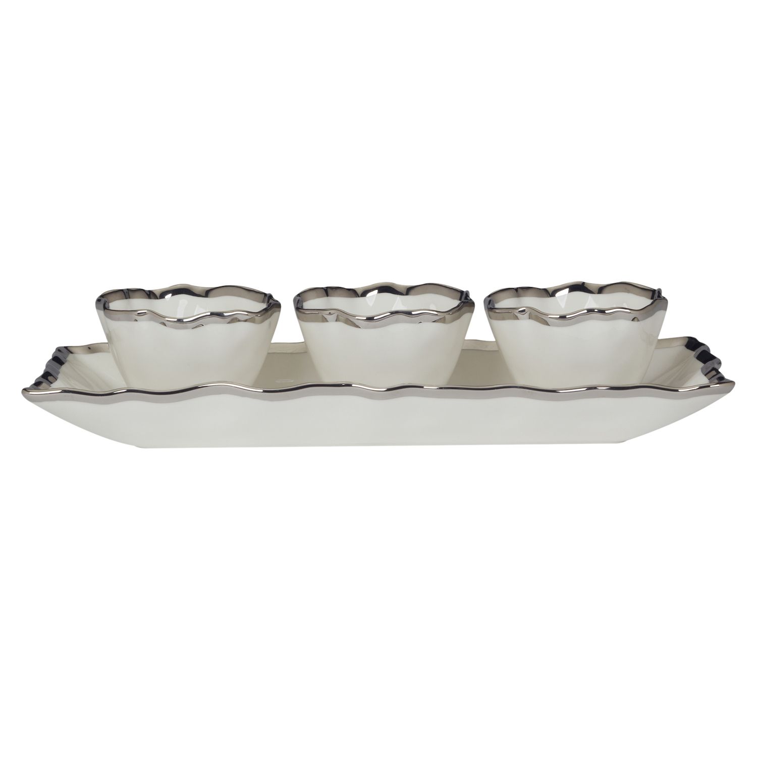Certified International Regency Tray and Bowl Set - Thumbnail 3