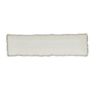 Certified International Regency Silver Cracker Tray