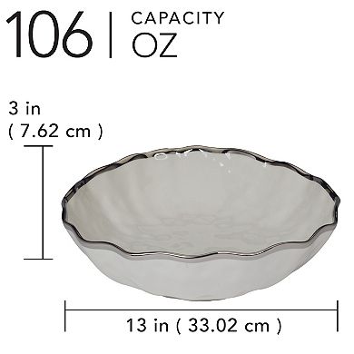 Certified International Regency Silver Serving Bowl