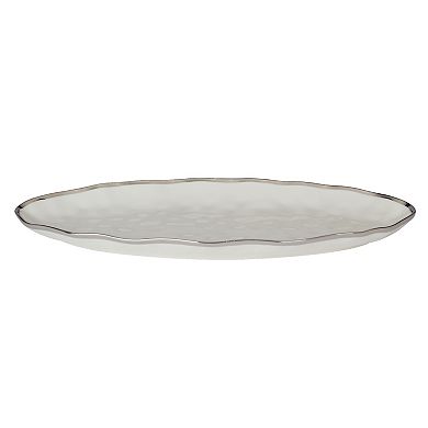 Certified International Regency Silver Oval Fish Platter