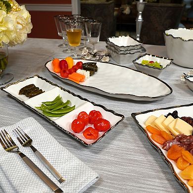 Certified International Regency Silver Oval Fish Platter