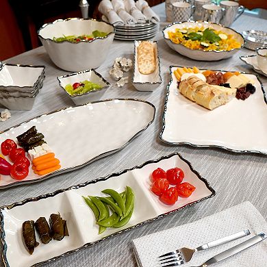 Certified International Regency Silver Oval Fish Platter