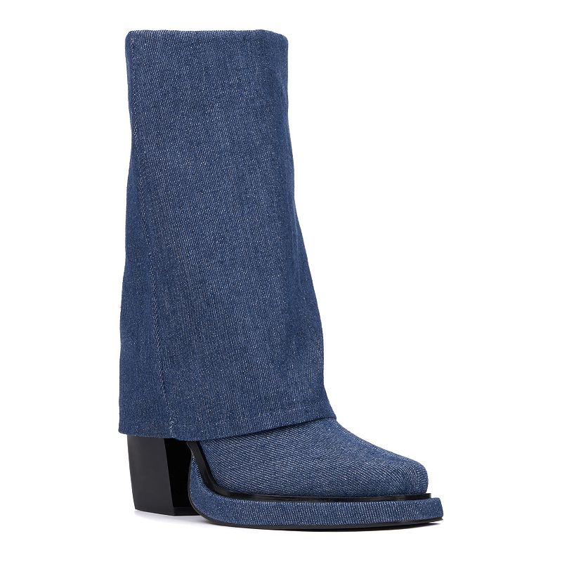 Olivia Miller Virgo Women's Tall Boots, Size: 7.5, Blue