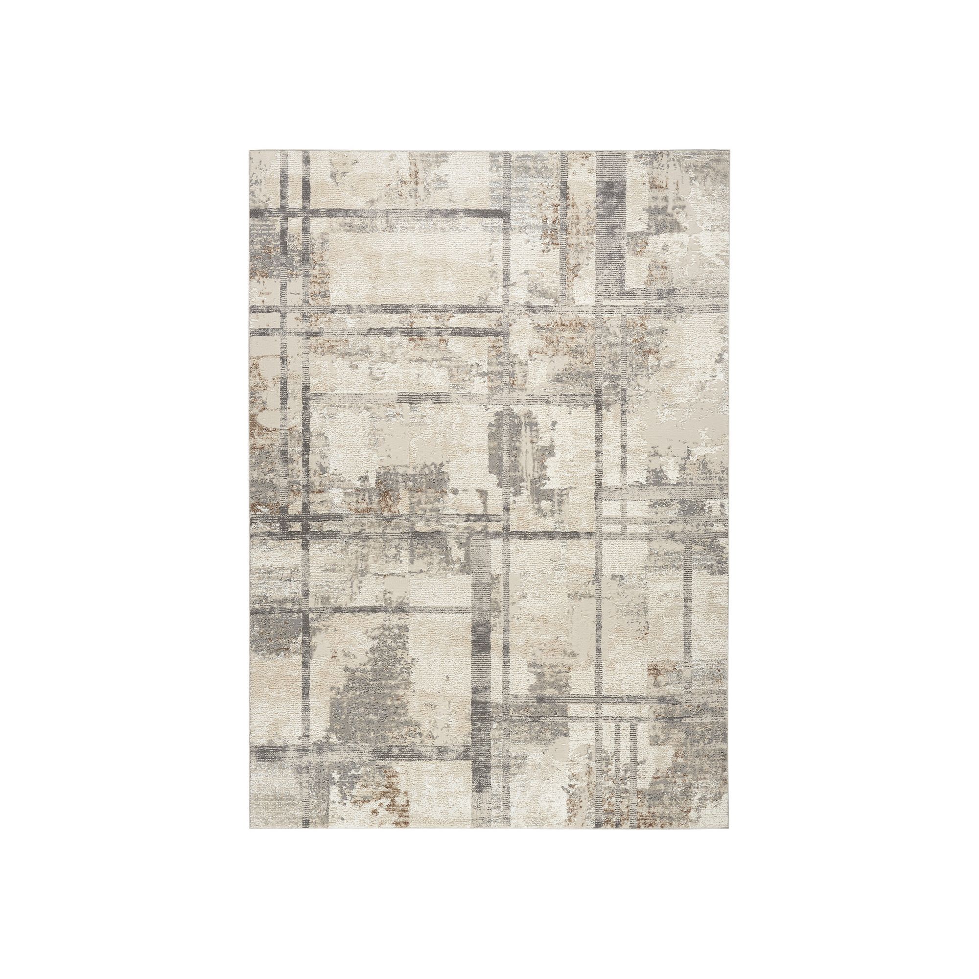 Nourison Eco-Friendly Modern Linear Indoor Area Rug, Ivory Teamcolor