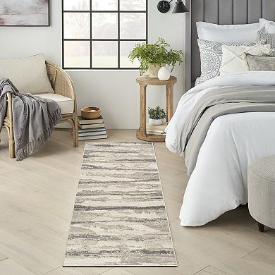 Nourison Eco-Friendly Modern Stripe Indoor Area Rug