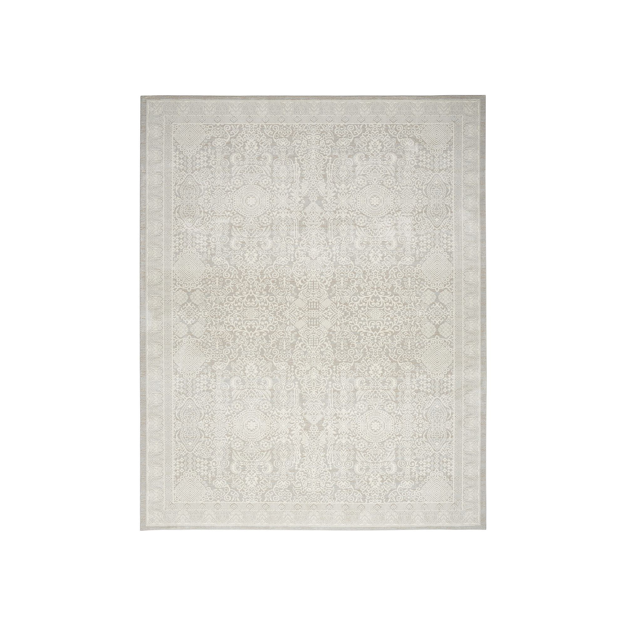 Nourison Renewed Vintage Indoor Rug, Silver Ivory