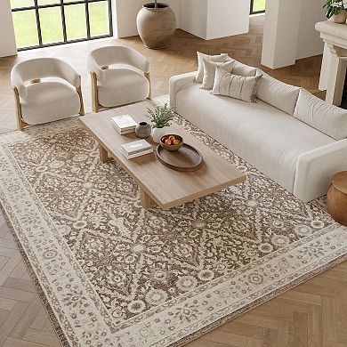 Nourison Renewed Vintage Floral Indoor Rug