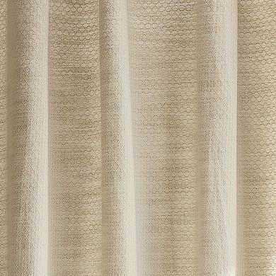 Miryana Woven Diamond Shower Curtain
