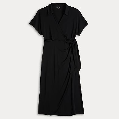 Women's Nine West Adaptive Dolman Sleeve Wrap Dress