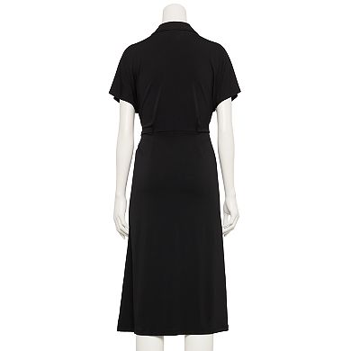 Women's Nine West Adaptive Dolman Sleeve Wrap Dress