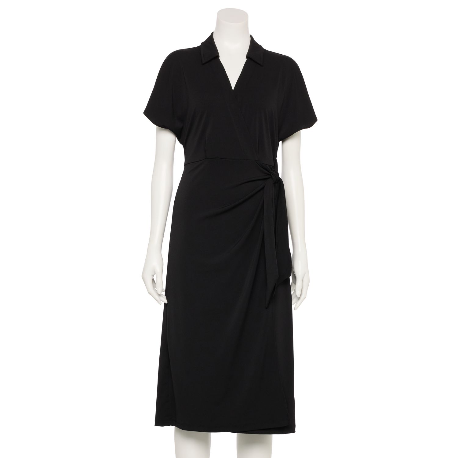 Женские платья Nine West Adaptive Dolman Sleeve Wrap Dress