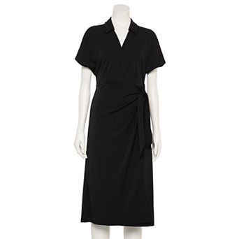 Women's Nine West Adaptive Dolman Sleeve Wrap Dress
