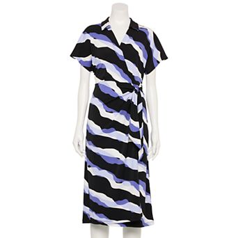 Women's Nine West Adaptive Dolman Sleeve Wrap Dress
