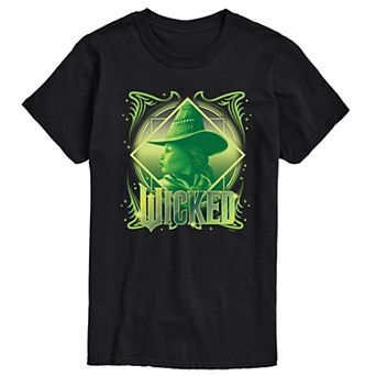 Big & Tall Wicked Elphaba Portrait Graphic Tee