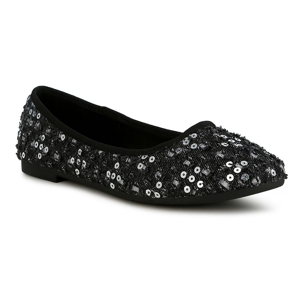 London Rag Sujet Sequin Women's Ballet Flats