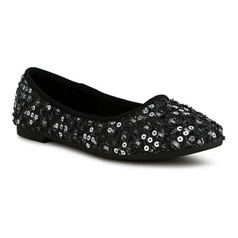 London Rag Sujet Sequin Women's Ballet Flats