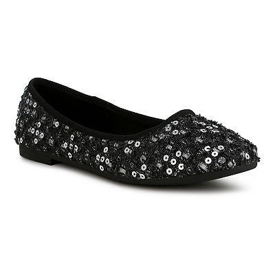 Kohls womens black flats deals